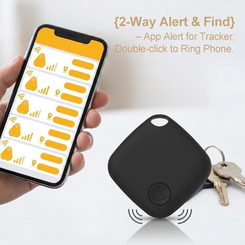GPS Tracker, Bluetooth Smart Tracker Tag for Android and iOS, for Keys, Wallets, Pets, Luggage, and Remote Controls - Easily Find All Your Items