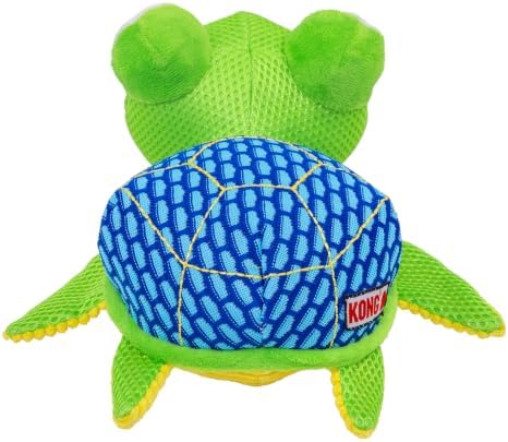 KONG Armor Dog Toy, Durable Plush (Turtle)