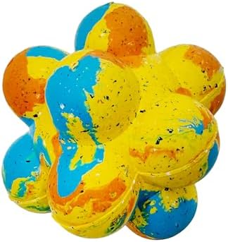 Max Fusion Pop It Dog Toy, Medium, Tie Dye, Made with Nike Grind