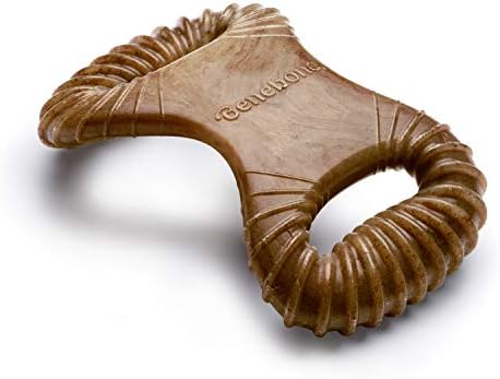 Benebone Dental Dog Chew Toy for Aggressive Chewers, Real Bacon, Small