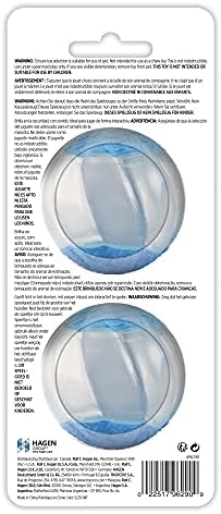 ZEUS Duo Balls with Glow in The Dark & Squeaker Interactive Dog Toys, Large