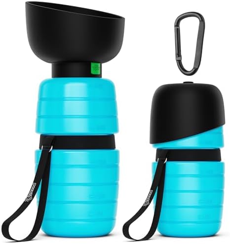 Pecute Portable Dog Water Bottle 29oz, Pet Walking Water Bottle