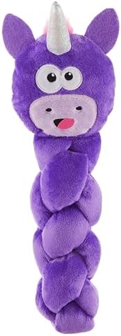 Outward Hound by Nina Ottosson Twistiez Interactive Plush Dog Treat Puzzle, Unicorn, Purple