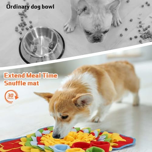 Snuffle Mat for Small Medium Dogs Nose Smell Training, Muilticolor