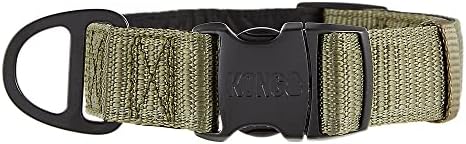 KONG Max HD Ultra Durable Neoprene Padded Dog Collar (XL, Green)