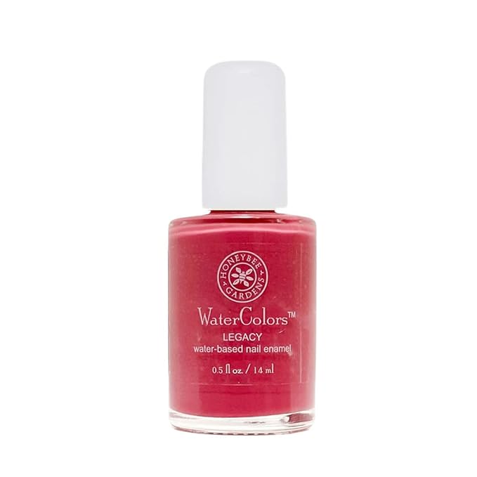 Honeybee Gardens Water-Based Nail Enamel, Legacy, Matte Warm Summer Rose, Eco-Friendly, Odorless & Vibrant Polish, 0.5 fl oz