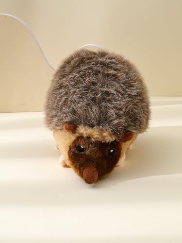 Plush Hedgehog Dog Toys, Squeaky Dog Toys for Aggressive Chewers, Funny Dog Stuffed Animals Chew Toy for Puppy Small Medium Large Dogs