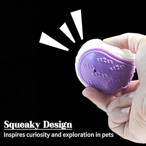 6Pcs Rubber Dog Balls, 2.5 Inch for All Breeds Dogs