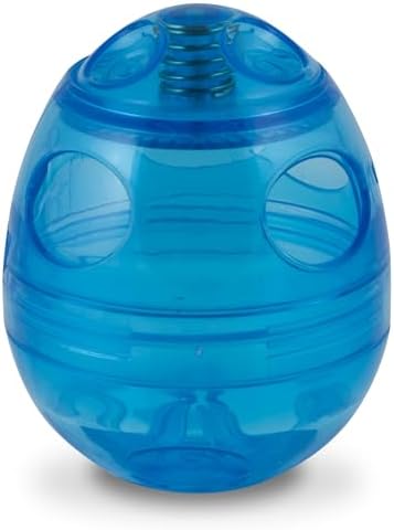 PetSafe Egg-Cersizer Interactive Cat Slow Feeder Toy | Kibble and Treat-Dispensing Cat Toy for Portion Control and Fast Eaters, Improves Digestion, Enrichment Exercise