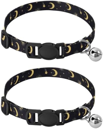 Golden Moons Easy to Clean Kitten Collar 2 Pack Collars for Cats