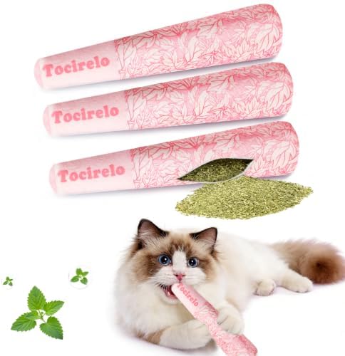 Tocirelo Catnip Toys for Cats, 100% Pure 45000mg Organic Natural Catnip