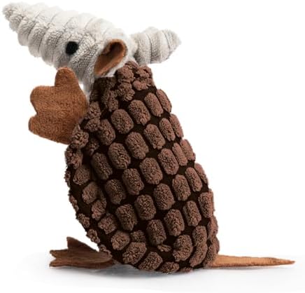 Hollypet Armadillo Squeaky Puppy Dog Toys for Small Medium Dogs, 6"