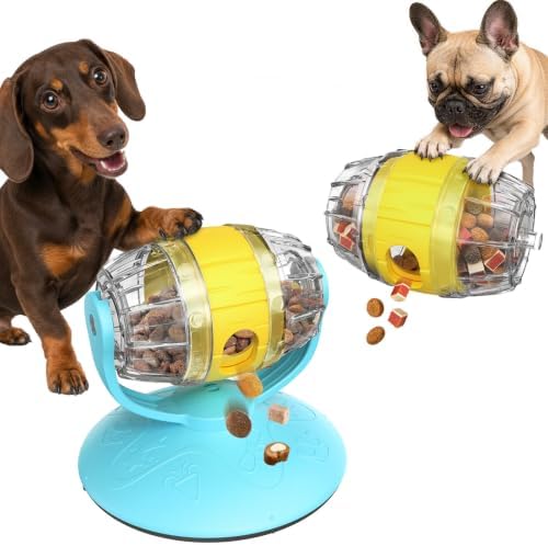 KADTC 2-in-1 Interactive Treat-Dispensing Ball Dog Puzzle & Enrichment Toy