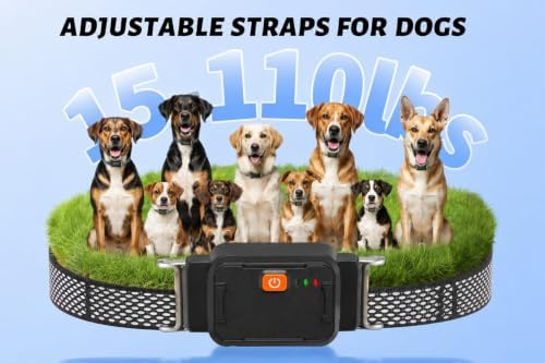 Smart Dog GPS Tracker Collar, 2026 Accurate WiFi GPS Location,Wireless Pet Fence, Health Monitoring Update, NO Monthly Fee App Cantrol, Waterproof, Virtual Boundaries, Fast Megnatic Charging [Black]