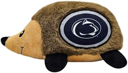 NCAA Penn State Nittany Lions Plush Hedgehog Toy for Dogs & Cats, Cool Soft Pet Toy for Fun and Interactive Play, Dog Chew Toy with Squeaker, Licensed Hot Pet Toy