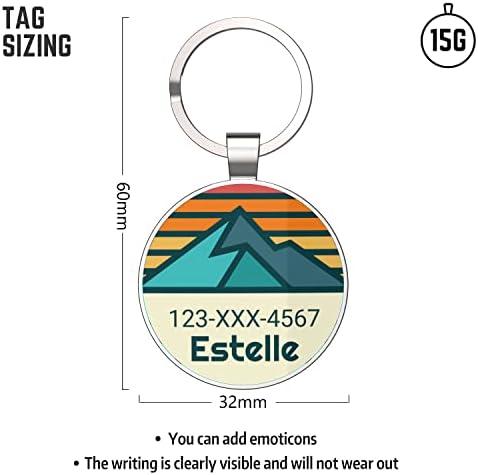 QR Code Dog Tag,Pet ID Tags, Dog Tags Personalized for Pets,Smart Dog ID Tags,Custom Dog Tags-Free Online&Scan QR Receive Instant Location Alert Email