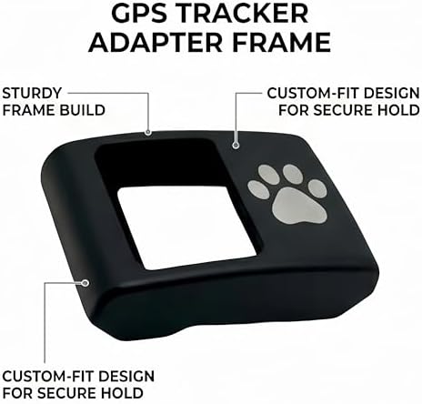 Dog Collar Adapter Compatible with Fi Collar GPS Tracker Series 3+/3 - Ultra Slim Lightweight Attachment for Most Collars, Secure Lightweight Mount, Easy Installation