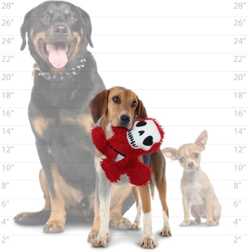 MIGHTY® 2 Pack Microfiber Medium Grim-Reaper Ultra Durable Plush Dog Toy