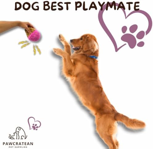7" Squeaky Plush Toy for Puppies Small Dogs Self Etertainment Washable Soft Made [PET ONLY] (Ice-creeam)