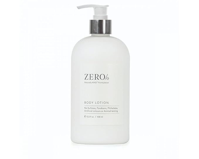 Zero% Unisex Body Lotion - 15.5oz - Light and fresh, Nourishing, Zero Parabens, Sulfates, and Phthalates