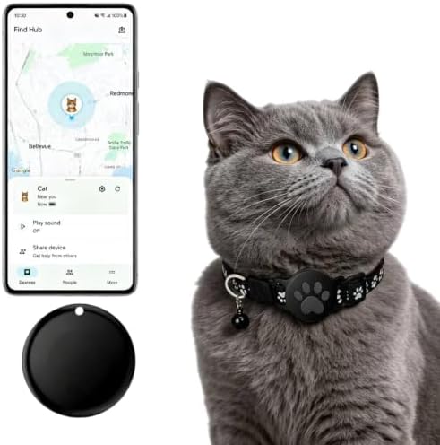 Waterproof Smart Location Pet Tag Collar Cats