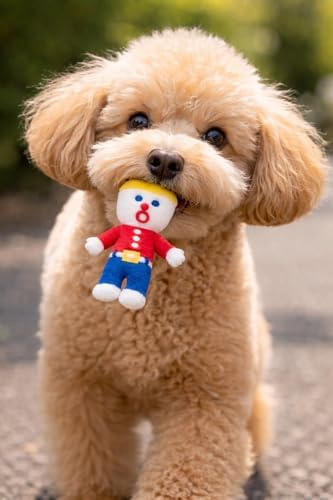 Mr. Bill Mini Squeaker Dog Toy - 6" Small Multicolor Officially Licensed