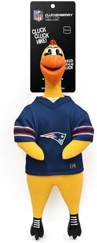 Littlearth NFL Team Rubber Chicken Pet Toy - Officially Licensed Teams
