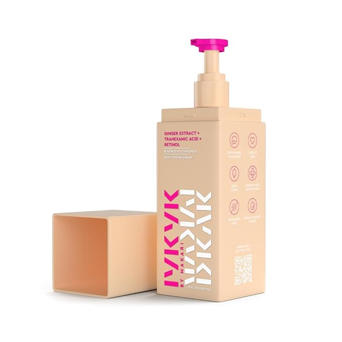 MAKARI IYKYK Ginger Extract, Tranexamic Acid & Retinol Body Toning Cream 2 Pack | Firming Body Lotion for Women | Helps Improve the Look of Smoothness | No Fragrance | Paraben & Sulfate-Free