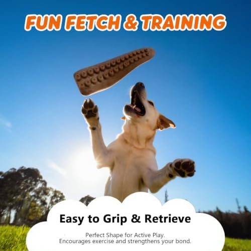 MECOOL Durable Nylon Dog Chew Toy – Bacon Flavored Octopus Leg Shape for Aggressive Chewers, Tough Interactive Teething Bone for Medium Large Dogs, Long-Lasting Treat Dispensing Toy