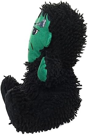 MIGHTY Tuffy Microfiber Medium Frankenstein Ultra Durable Plush Dog Toy