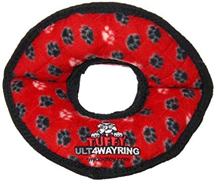 TUFFY® 2 Pack Ultimate 4Way Ring Ultra Durable Plush Dog Toys