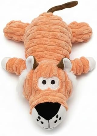 2026 New Plush Dog Toy, Squeaky Dog Toys with Crinkle Paper, Soft Stuffed Interactive Chew Toy for Small, Medium and Large Dogs.