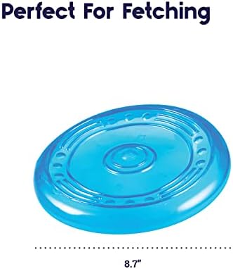 Petstages Orka Flyer Royal Blue Flying Disc Dog Fetch Toy
