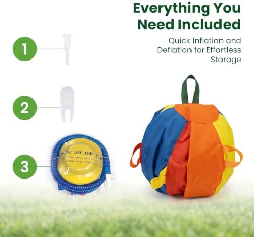 Herding Ball For Dogs Large Inflatable Outdoor Play Toy (55*30*55cm)