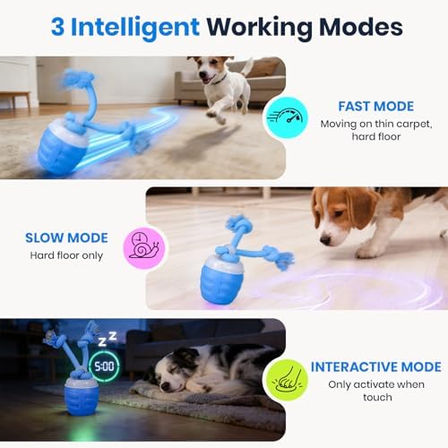 Interactive Dog Toys for Medium Dogs, 2026 Upgraded Automatic Smart Motion Pet Ball, Interactive Dog Toy to Keep Them Busy, Chase Buddy Dog Toy