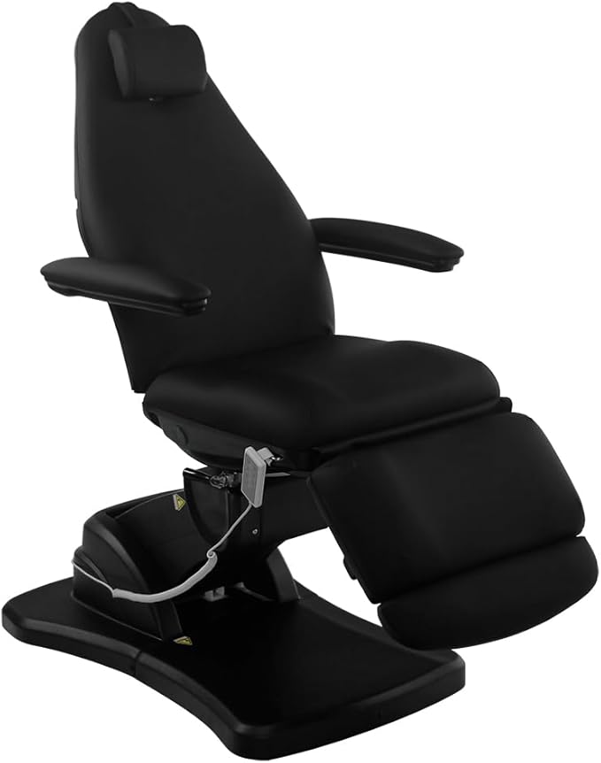 SKINACT BENTS Black Electric Medical SPA Treatment Table (Facial Massage Bed)