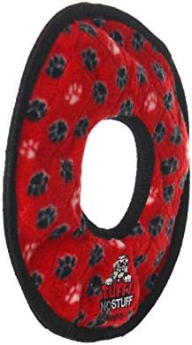 TUFFY® : No Stuff Ring Dog Toy: Ultra Durable Plush Toy with Multiple Layers & Reinforced Seams, Washable and Floats, Original Construction