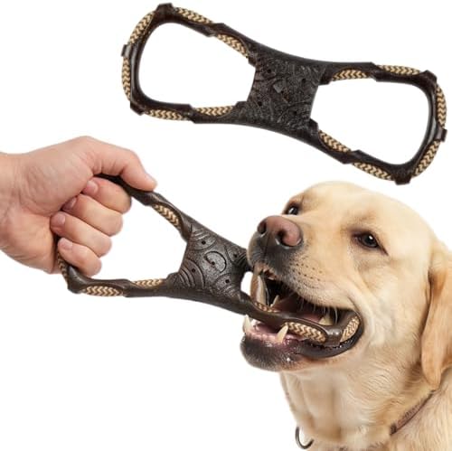 Tug of War Dog Toy, Interactive Dog Toys, Dog Chew Toys, Black