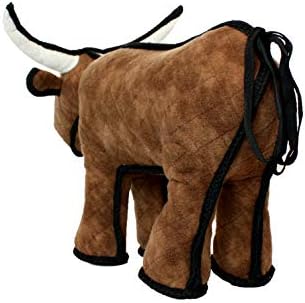 TUFFY® : 2 Pack Bull Dog Toy: Ultra Durable Plush Toy with Multiple Layers & Reinforced Seams, Washable and Floats, Original Construction