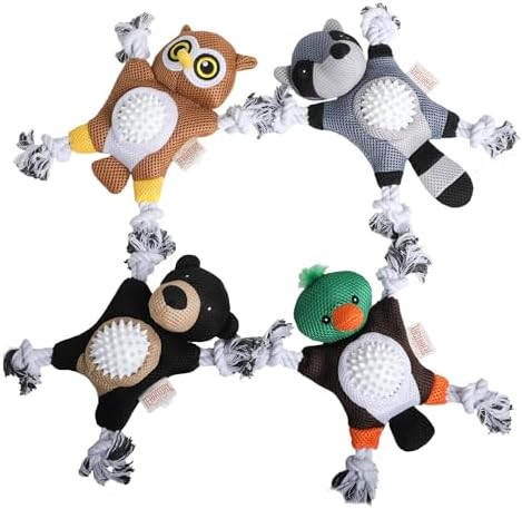 Territory 2 in 1 No Stuffing Removable Fetch Ball Tug Dog Toy for Small Medium Large Dogs, Duck