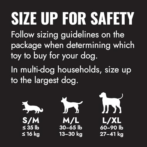 KONG Extreme Donut, Durable Natural Rubber Chew Toy, for Large/X-Large Dogs