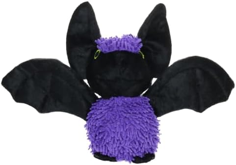 MIGHTY Tuffy Microfiber Medium Bat Ultra Durable Plush Dog Toy