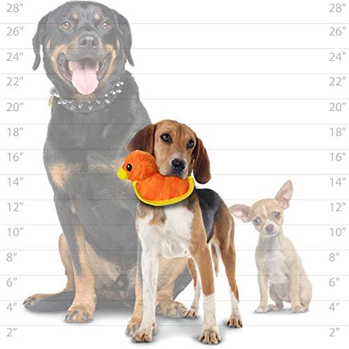 Tuffy® - DuraForce® : 2 Pack Duck Dog Toy: Ultra Durable Plush Toy with Multiple Layers & Reinforced Seams, Washable and Floats, DuraForce® Construction