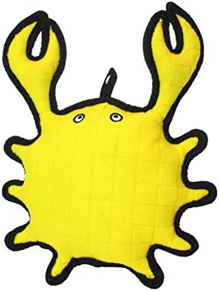 TUFFY® - 2 Pack Original : Crab Dog Toy : : Ultra Durable Plush Toy with Multiple Layers & Reinforced Seams, Washable and Floats, Original Construction
