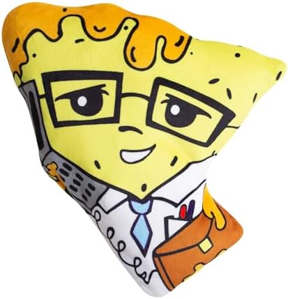 SNUG AROOZ Nacho Business Dog Toy with Squeaker and Crinkle with Repair Patch – Fun Taco Design - Soft Texture - Perfect for Playtime Entertainment
