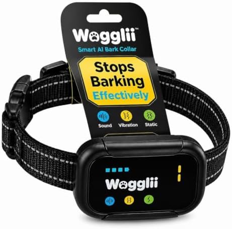 Bark Collar for Dogs with Bark Counter, Rechargeable Anti Barking Collar
