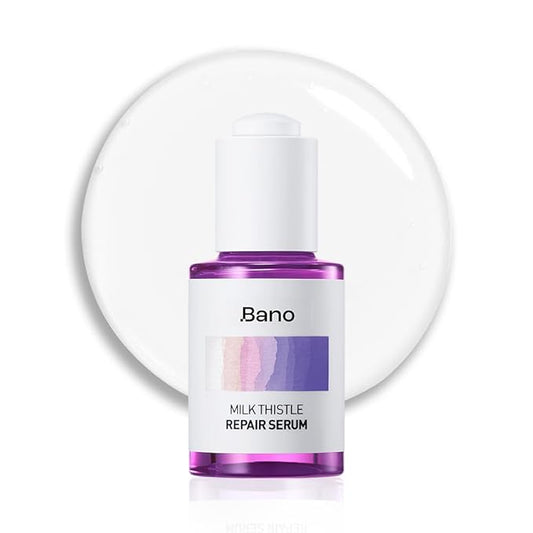 Milk Thistle Repair Serum - Skin Barrier Repair Essence | Calming & Hydrating Face Serum with Centella for Sensitive Skin | Fast-Absorbing | Korean Skin Care | Fragrance Free | 1.01 fl oz