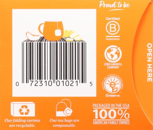 Bigelow Tea Ginger & Peach, 18 ct (Pack of 2)