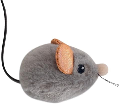 Catstages Squeak Squeak Mouse Cat Toy, Catnip & Touch-Activated Sound, 1.5"