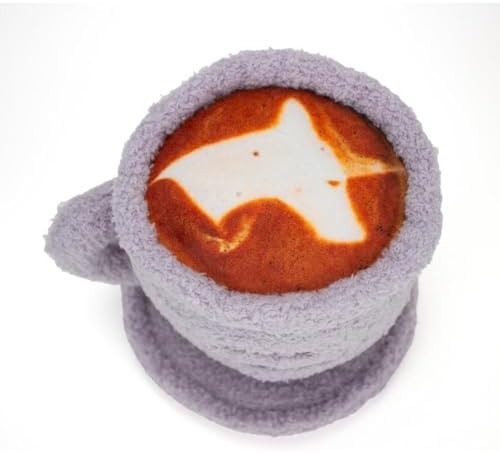 Houndstone Cappuccino & Saucer Interactive Dog Toy, with Squeaker & Crinkle Paper